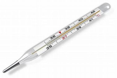 ISO medizinischer Mercury-Diplomthermometer mit Glas und Mercury-Material